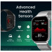 Ambrane Wise Glaze with 1.78" Amoled Display, BT Calling,SPO2, Heart Rate Monitor Smartwatch Silver Metal